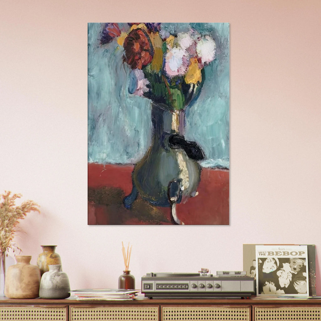BOUQUET OF FLOWERS IN CHOCOLATE 1902 Canvas | Henri Matisse Canvas | Henri Matisse Print