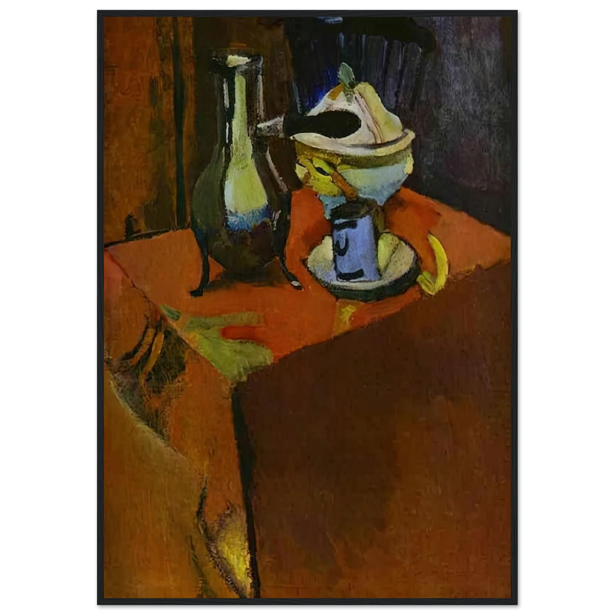 DISHES ON A TABLE 1900 Framed Poster | Henri Matisse Framed Prints Wall Art | Henri Matisse Print