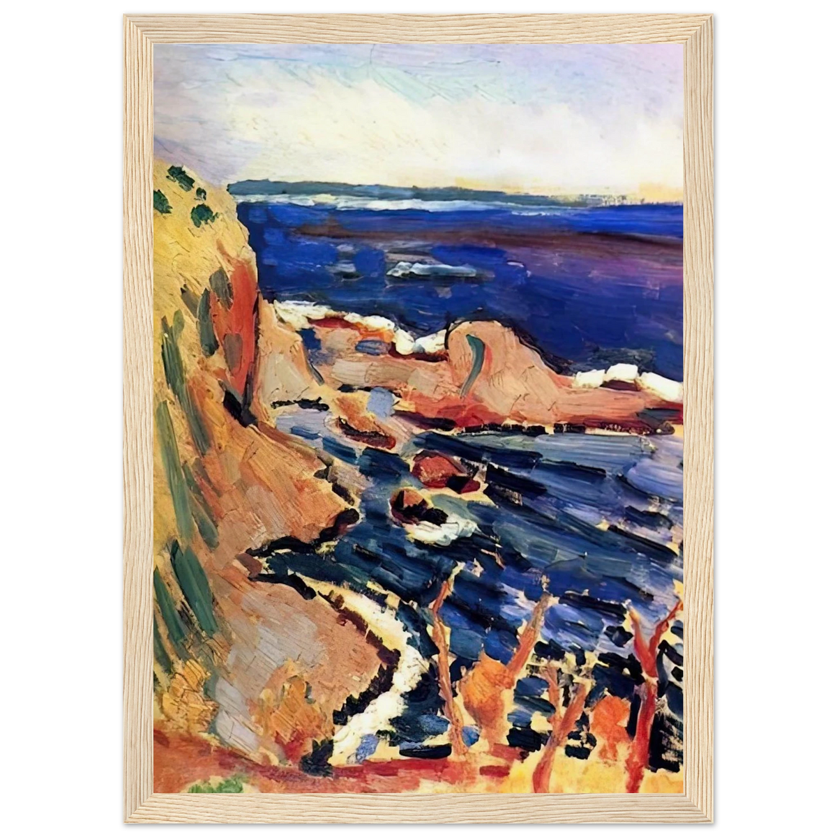 LA MOULADE 1905 Framed Poster | Henri Matisse Framed Prints Wall Art | Henri Matisse Print