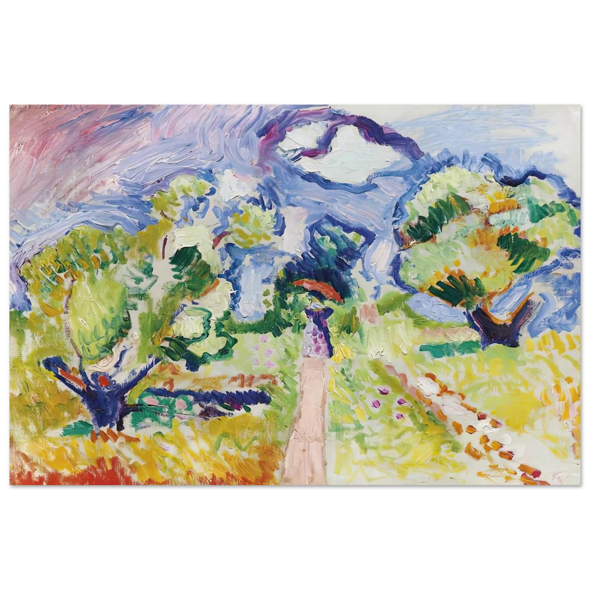 PROMENADE DES OLIVIERS 1905 Poster | Henri Matisse Poster | Henri Matisse Print