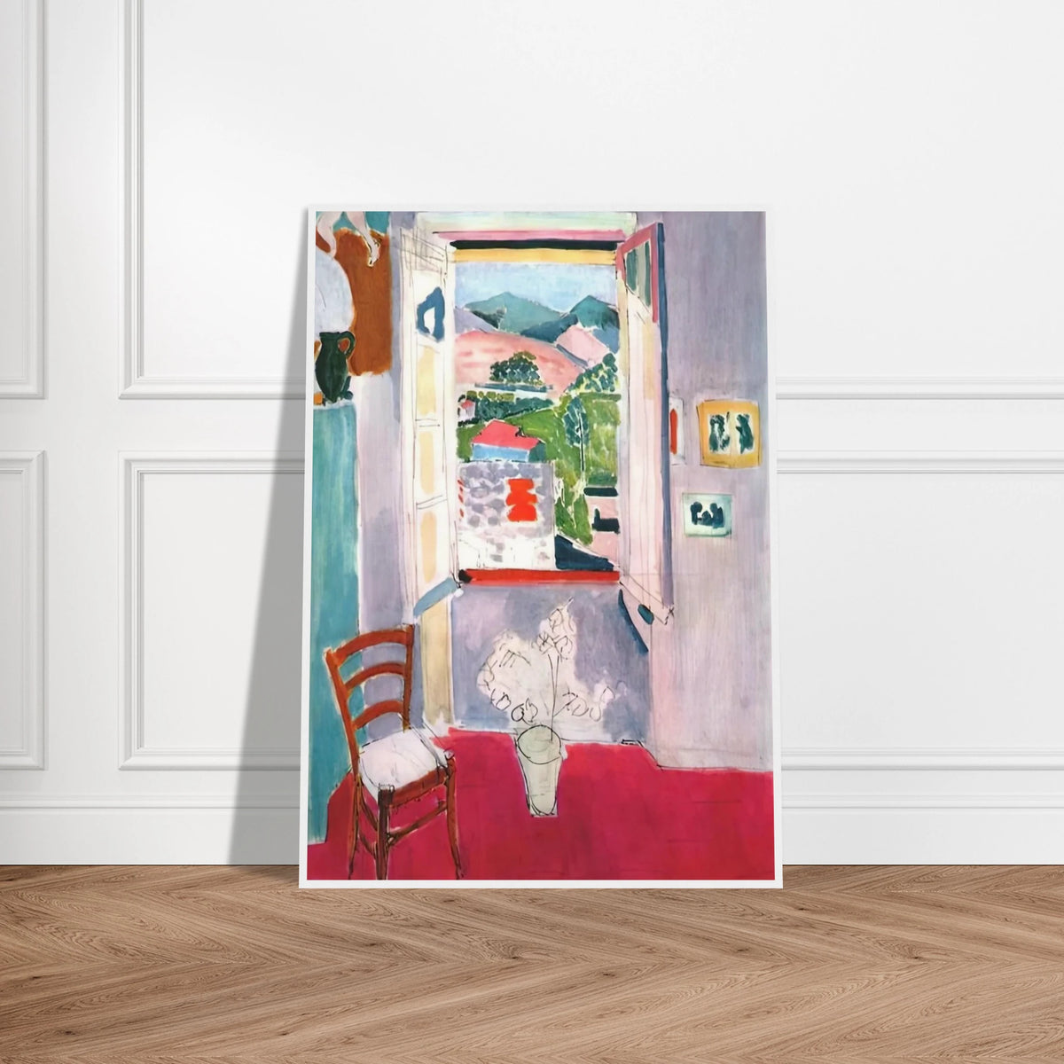 OPEN WINDOW AT COLLIOURE 1910 Framed Poster | Henri Matisse Framed Prints Wall Art | Henri Matisse Print
