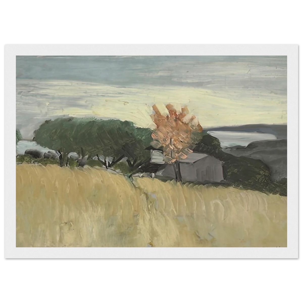 CHAMPS DE BLE A CAGNES 1918 Framed Poster | Henri Matisse Framed Prints Wall Art | Henri Matisse Print