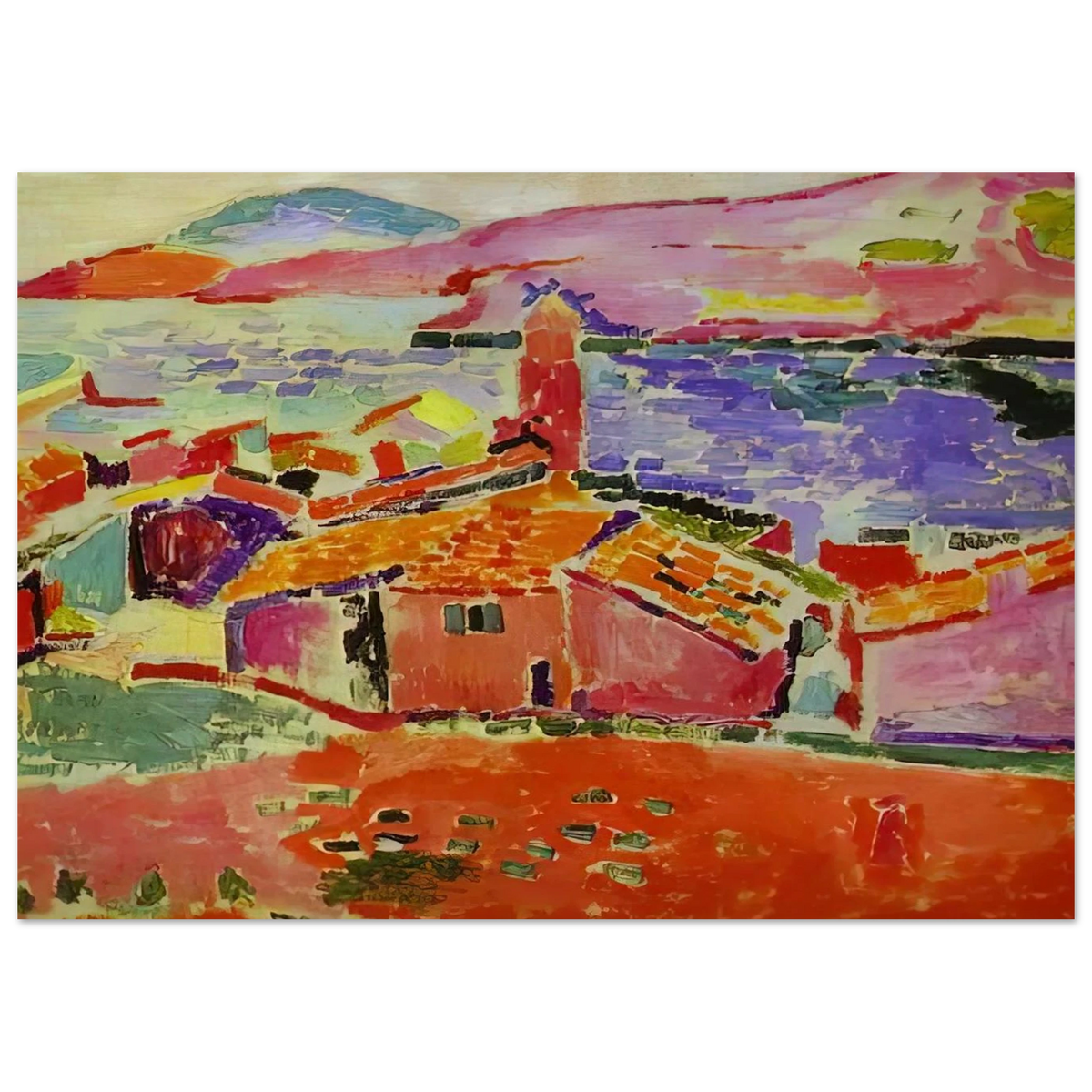 VIEW OF COLLIOURE 1 Poster | Henri Matisse Poster | Henri Matisse Print