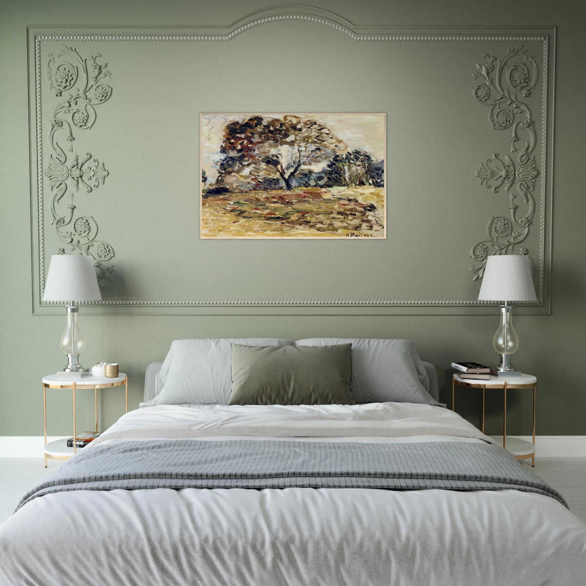 LANDSCAPE OF CORSICA 1898 Framed Poster | Henri Matisse Framed Prints Wall Art | Henri Matisse Print