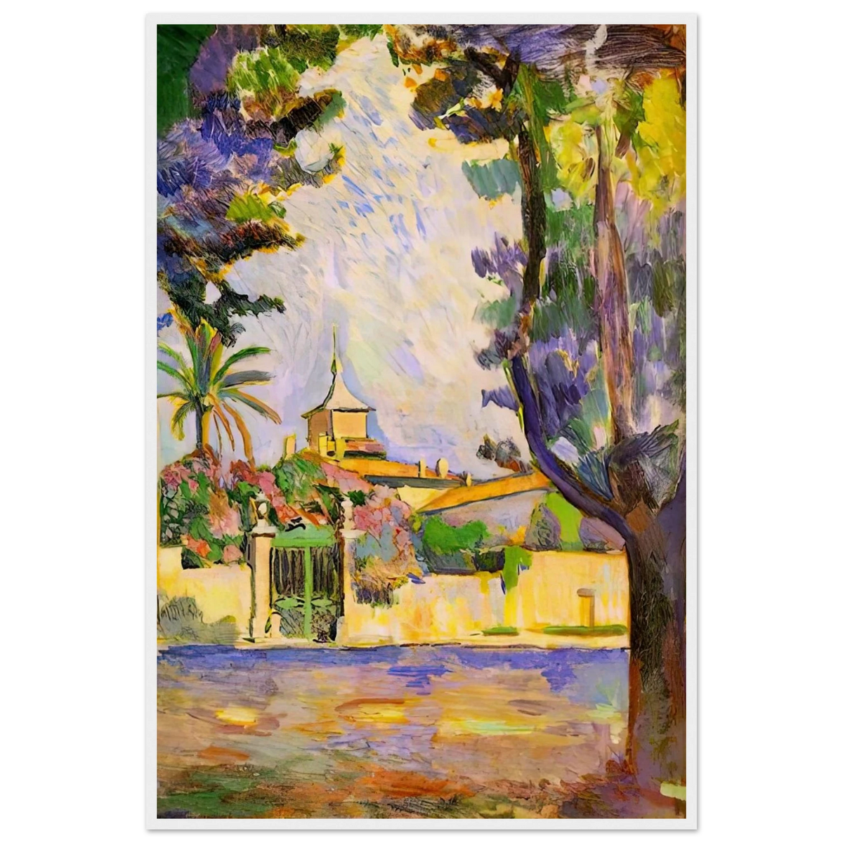 PLACE DES LICES ST TROPEZ 1904 Framed Poster | Henri Matisse Framed Prints Wall Art | Henri Matisse Print