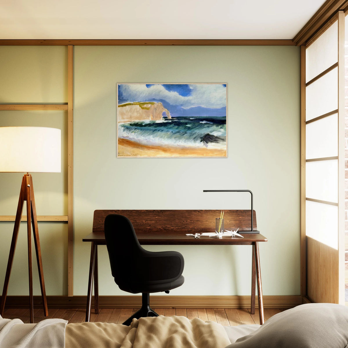 GALE AT ETRETAT 1920 Framed Poster | Henri Matisse Framed Prints Wall Art | Henri Matisse Print