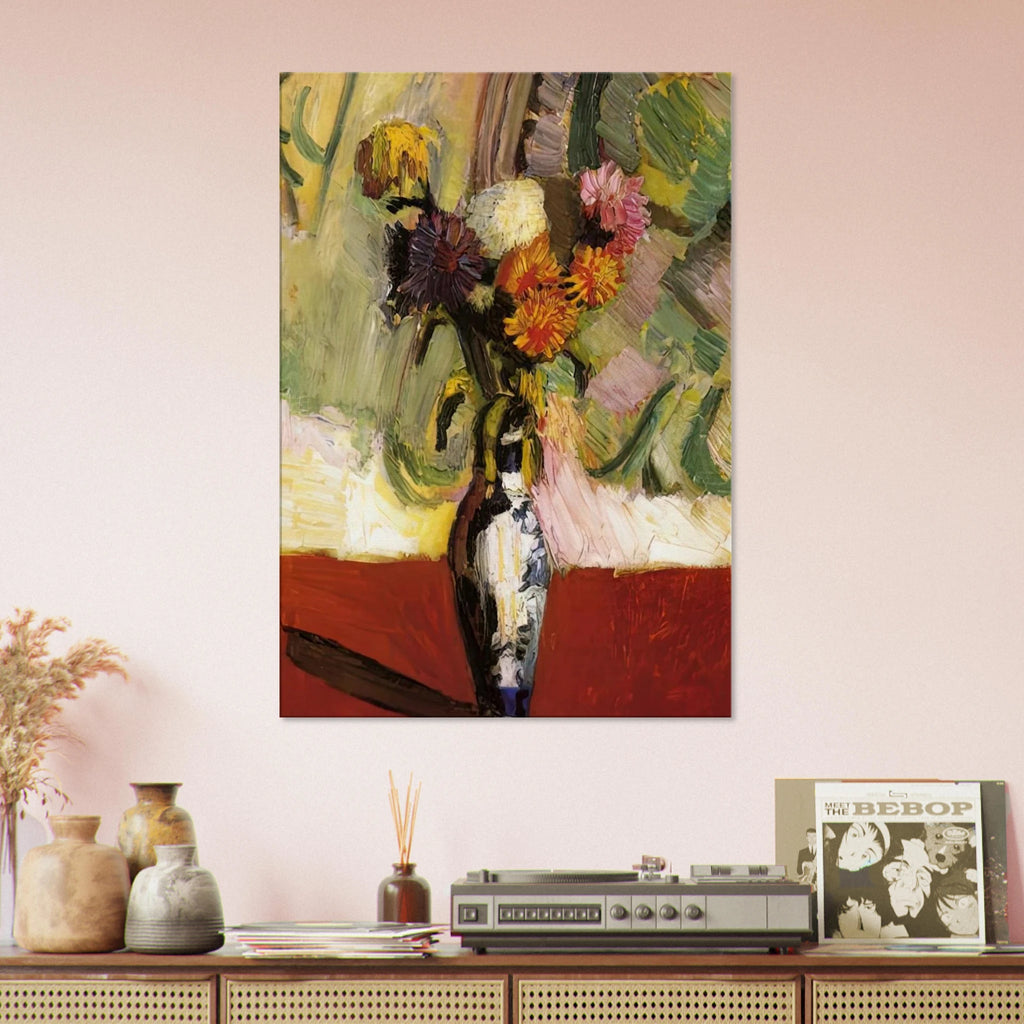 CHRYSANTHEMUMS IN A CHINESE VASE 1902 Canvas | Henri Matisse Canvas | Henri Matisse Print