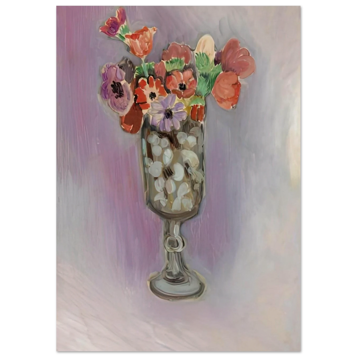 BOUQUET OF ANEMONES 1918 Poster | Henri Matisse Poster | Henri Matisse Print