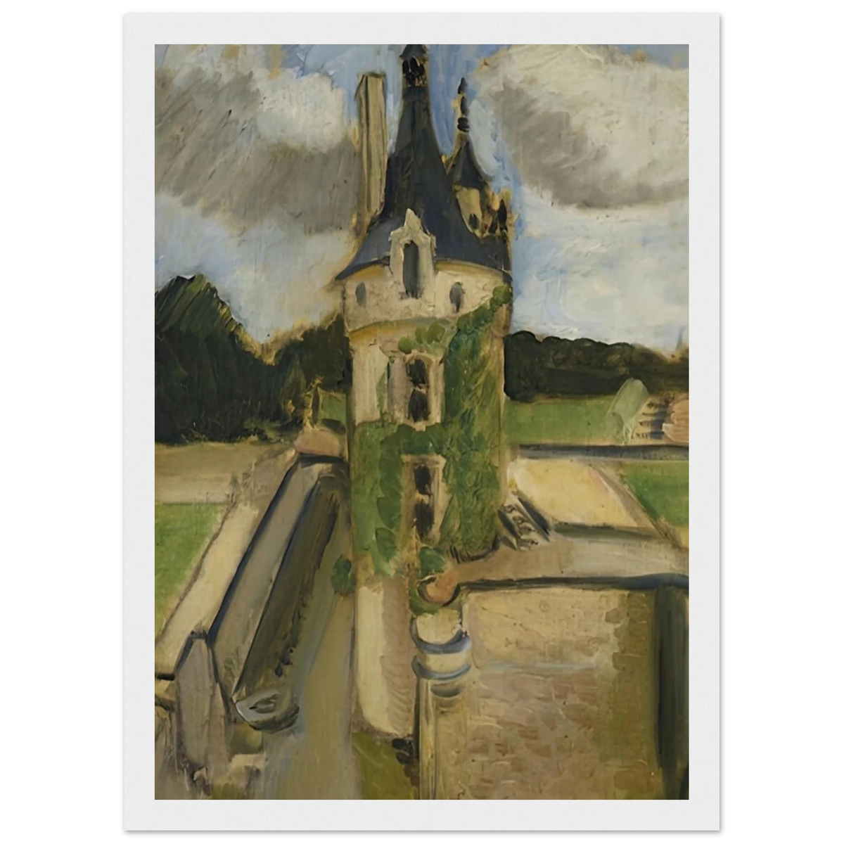 LLA TOUR DE CHENONCEAUX 1917 Framed Poster | Henri Matisse Framed Prints Wall Art | Henri Matisse Print