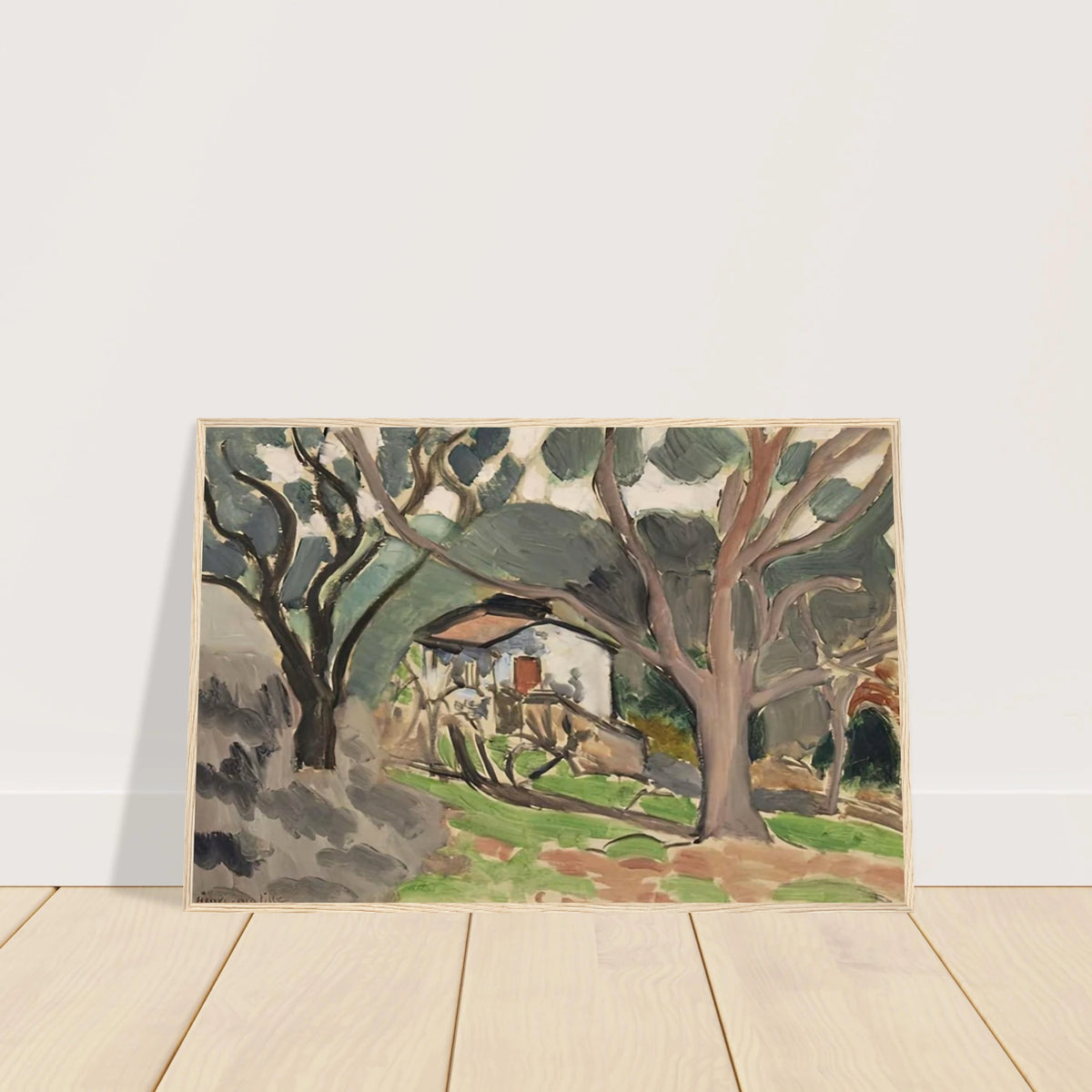 LA MAISONNETTE 1919 Framed Poster | Henri Matisse Framed Prints Wall Art | Henri Matisse Print