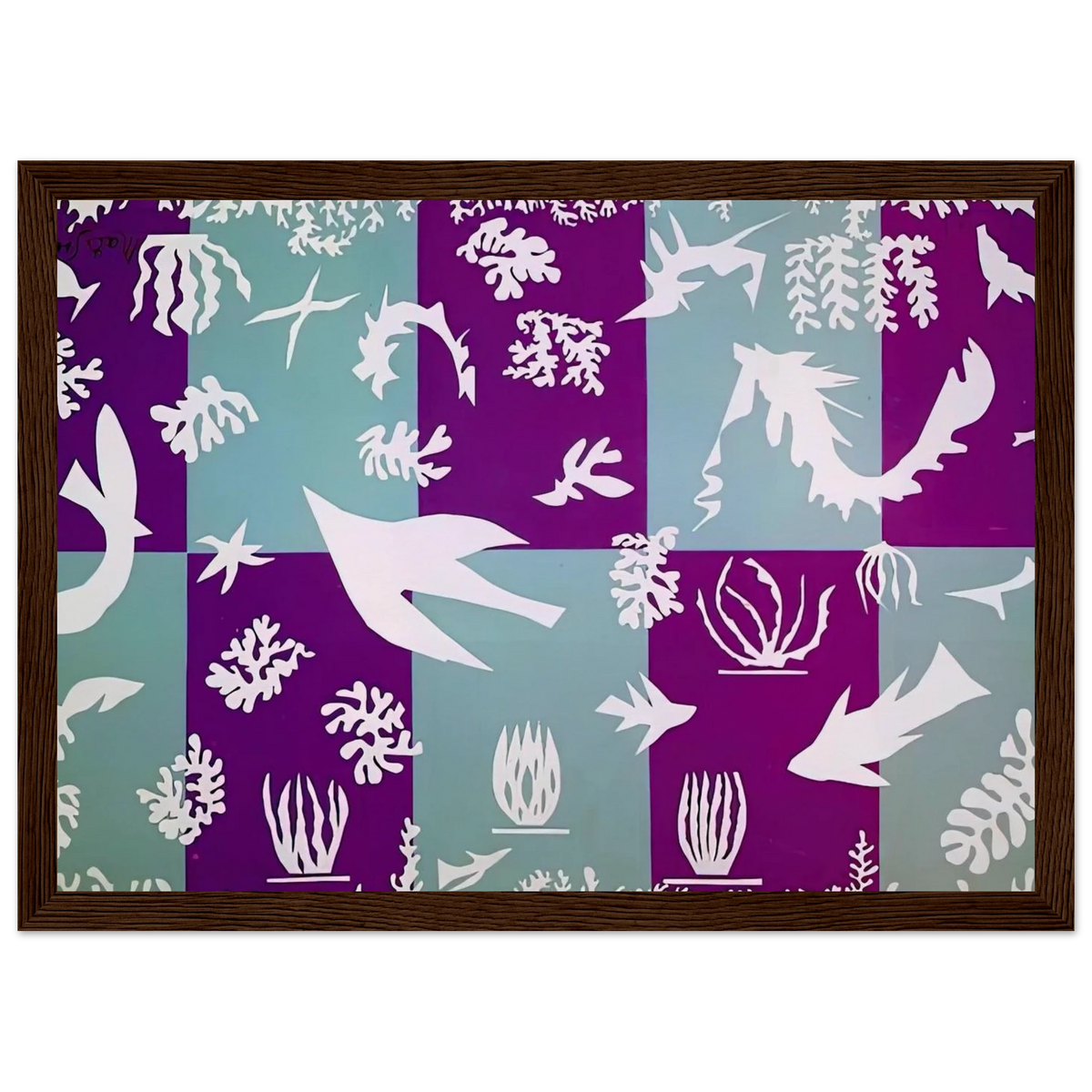 POLYNESIA LA MER 1946 Framed Poster | Henri Matisse Framed Prints Wall Art | Henri Matisse Print