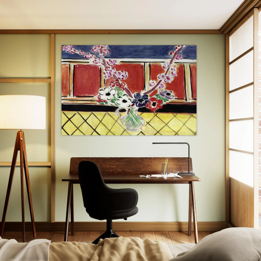 ANEMONES AND PEACH BLOSSOMS 1944 Poster | Henri Matisse Poster | Henri Matisse Print
