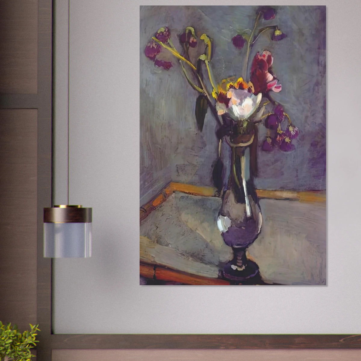 BOUQUET ON A BAMBOO TABLE 1903 Poster | Henri Matisse Poster | Henri Matisse Print