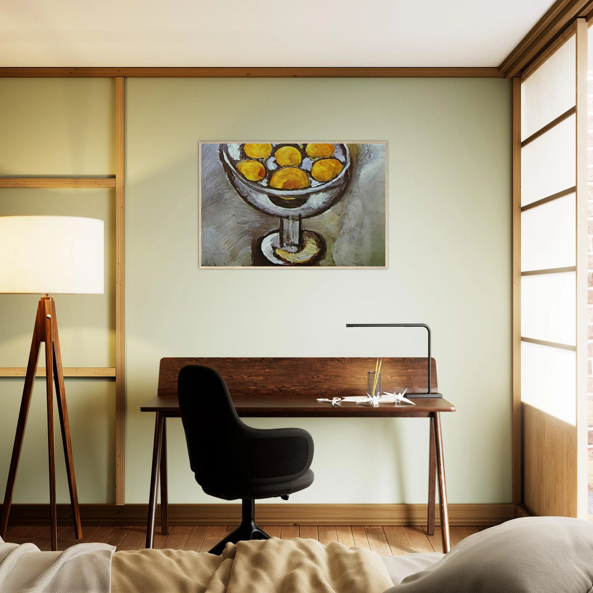 A VASE WITH ORANGES Framed Poster | Henri Matisse Framed Prints Wall Art | Henri Matisse Print