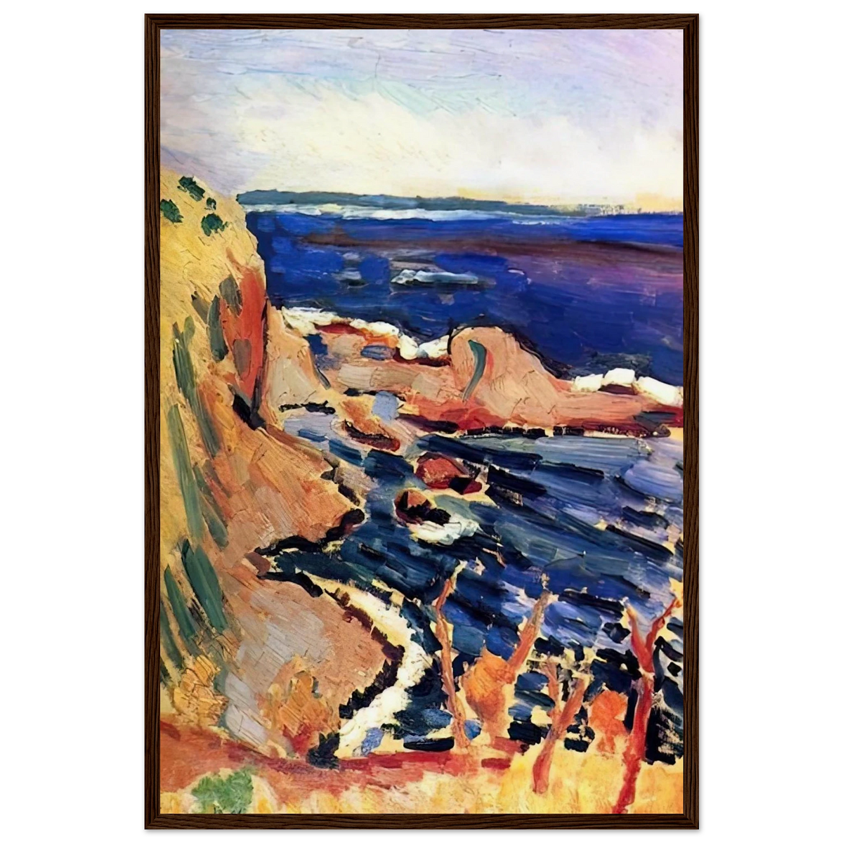 LA MOULADE 1905 Framed Poster | Henri Matisse Framed Prints Wall Art | Henri Matisse Print