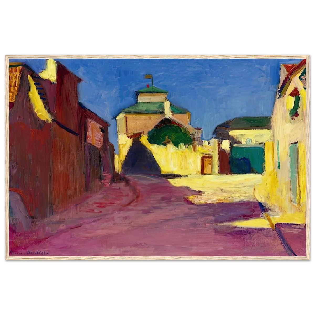 UNE RUE A ARCUEIL 1904 Framed Poster | Henri Matisse Framed Prints Wall Art | Henri Matisse Print