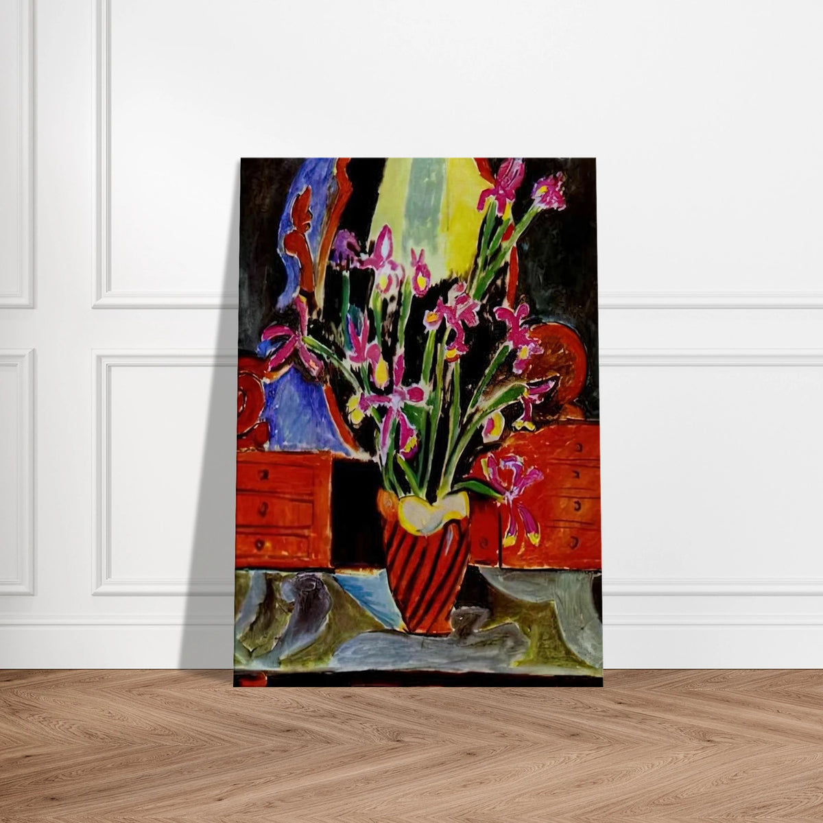 VASE OF IRISES 1912 Canvas | Henri Matisse Canvas | Henri Matisse Print