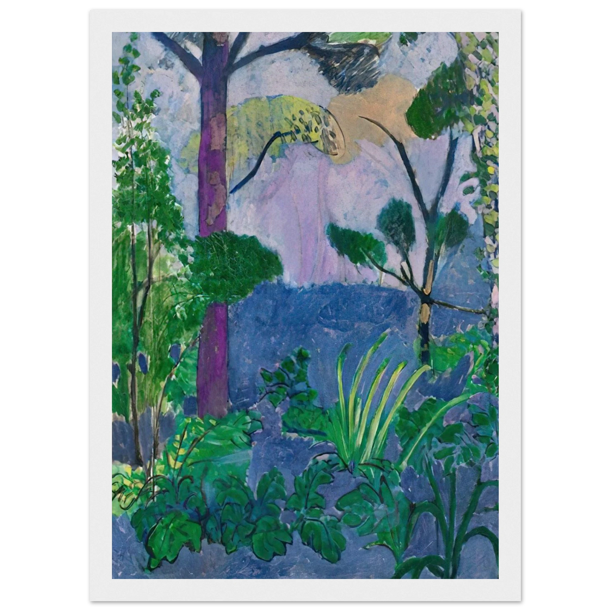 ACANTHUS MOROCCAN LANDSCAPE 1912 Framed Poster | Henri Matisse Framed Prints Wall Art | Henri Matisse Print