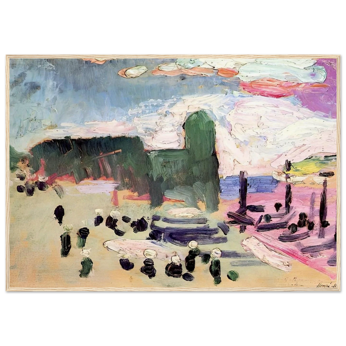 COLLIOURE 1905 Framed Poster | Henri Matisse Framed Prints Wall Art | Henri Matisse Print