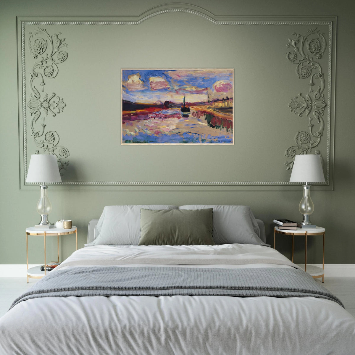 CANAL DU MIDI 1899 Framed Poster | Henri Matisse Framed Prints Wall Art | Henri Matisse Print