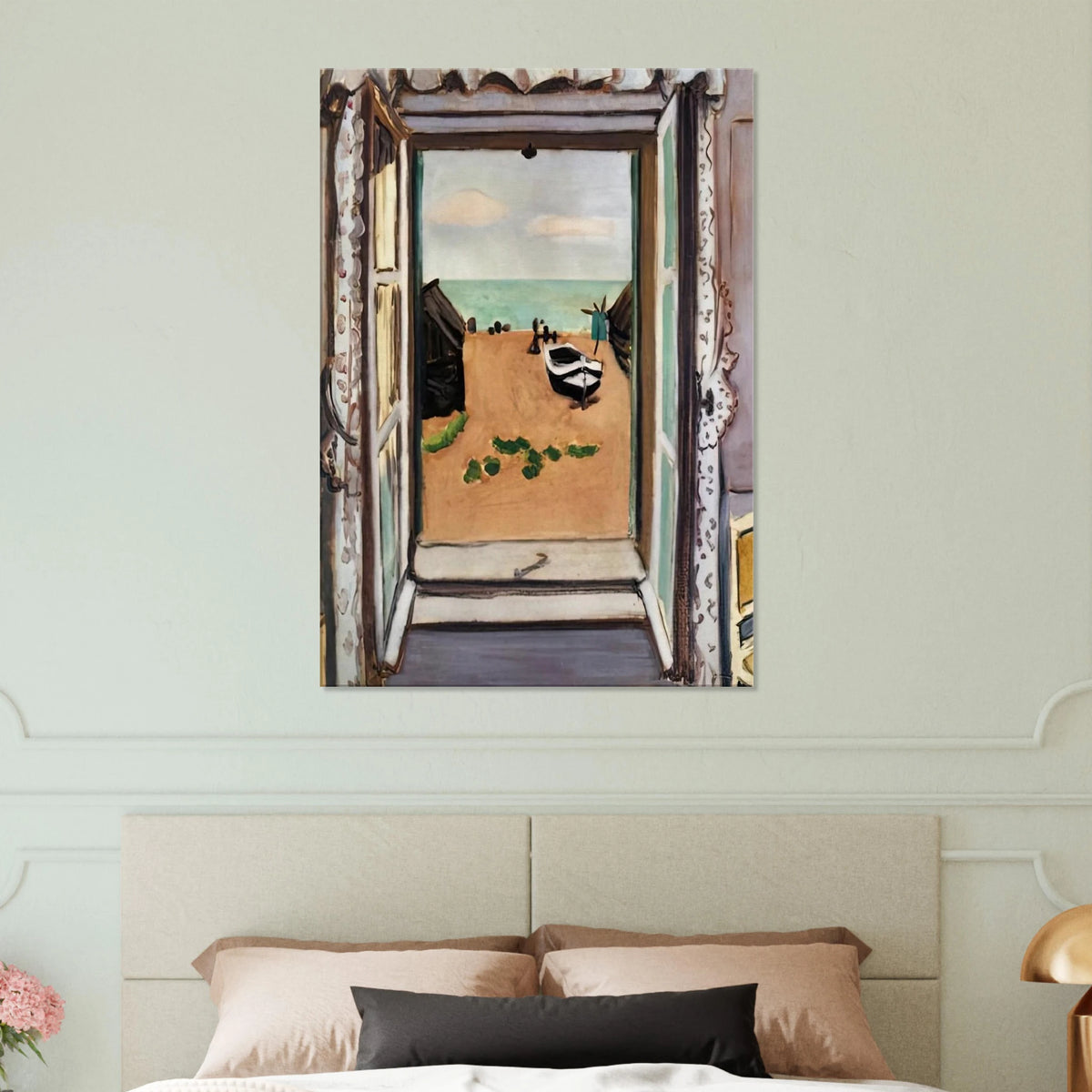 OPEN WINDOW ETRETAT 1920 Canvas | Henri Matisse Canvas | Henri Matisse Print
