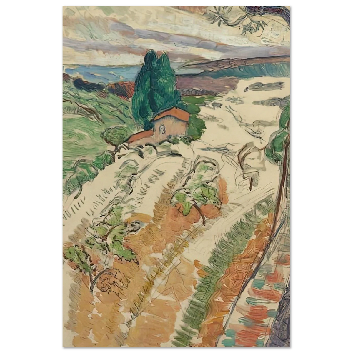 PAYSAGE ST TROPEZ 1904 Poster | Henri Matisse Poster | Henri Matisse Print