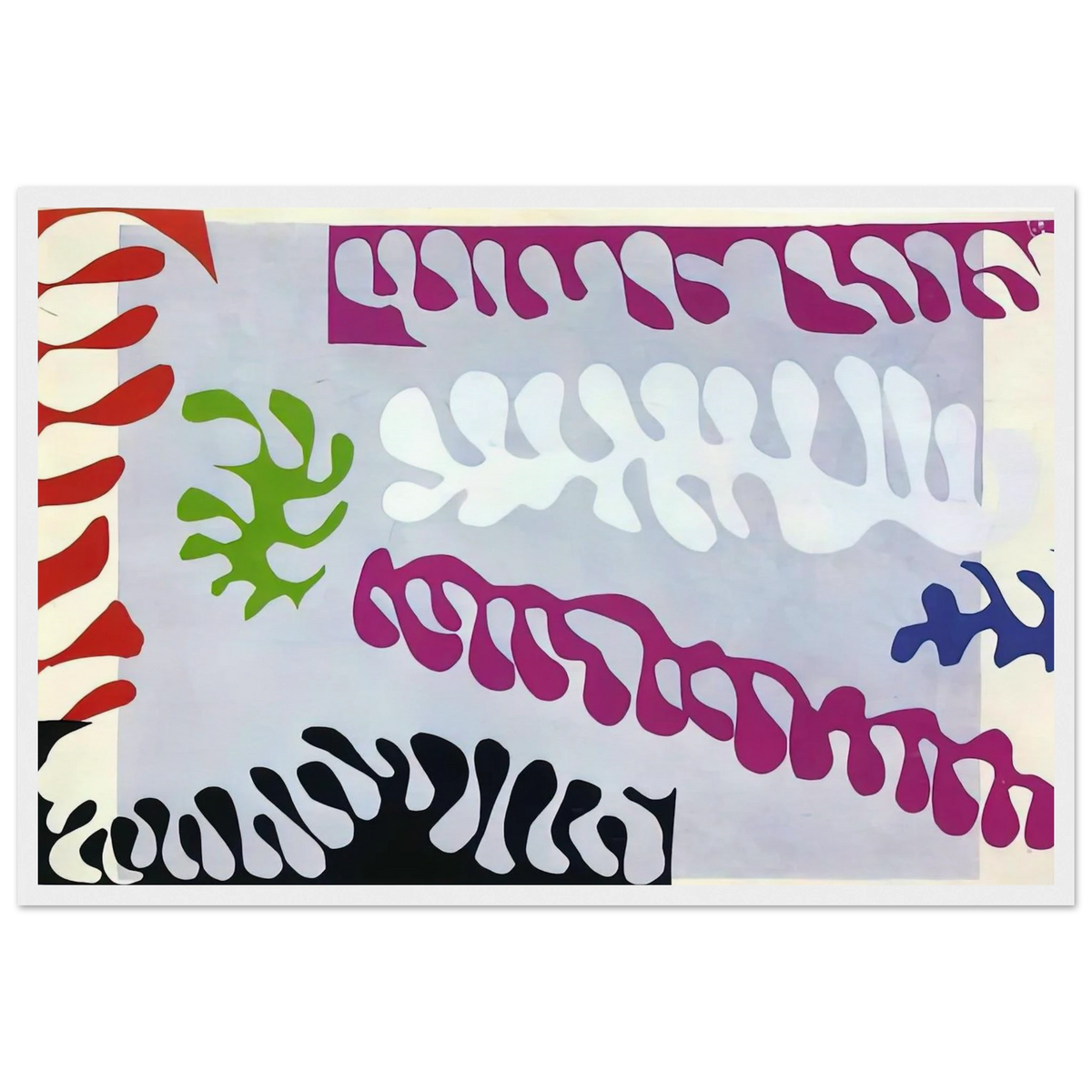 CUT OUTS 1 Framed Poster | Henri Matisse Framed Prints Wall Art | Henri Matisse Print
