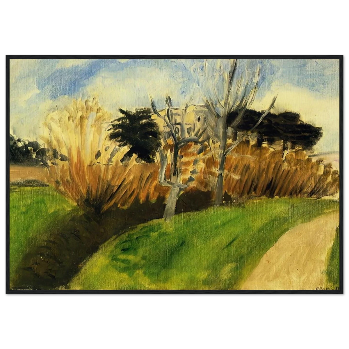 THE STREAM NEAR NICE Framed Poster | Henri Matisse Framed Prints Wall Art | Henri Matisse Print