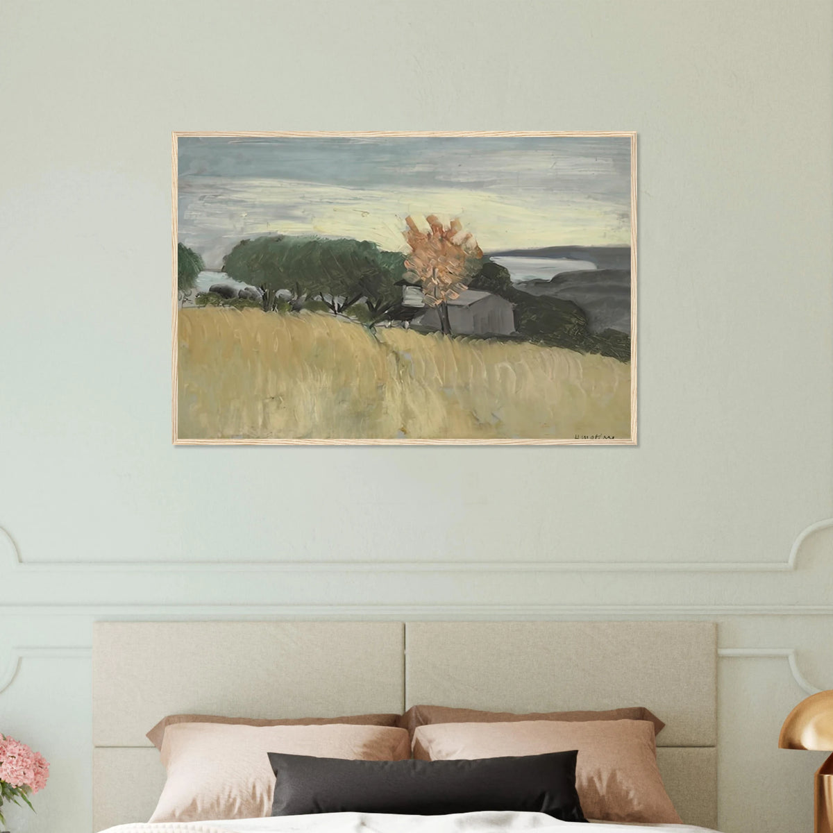 CHAMPS DE BLE A CAGNES 1918 Framed Poster | Henri Matisse Framed Prints Wall Art | Henri Matisse Print