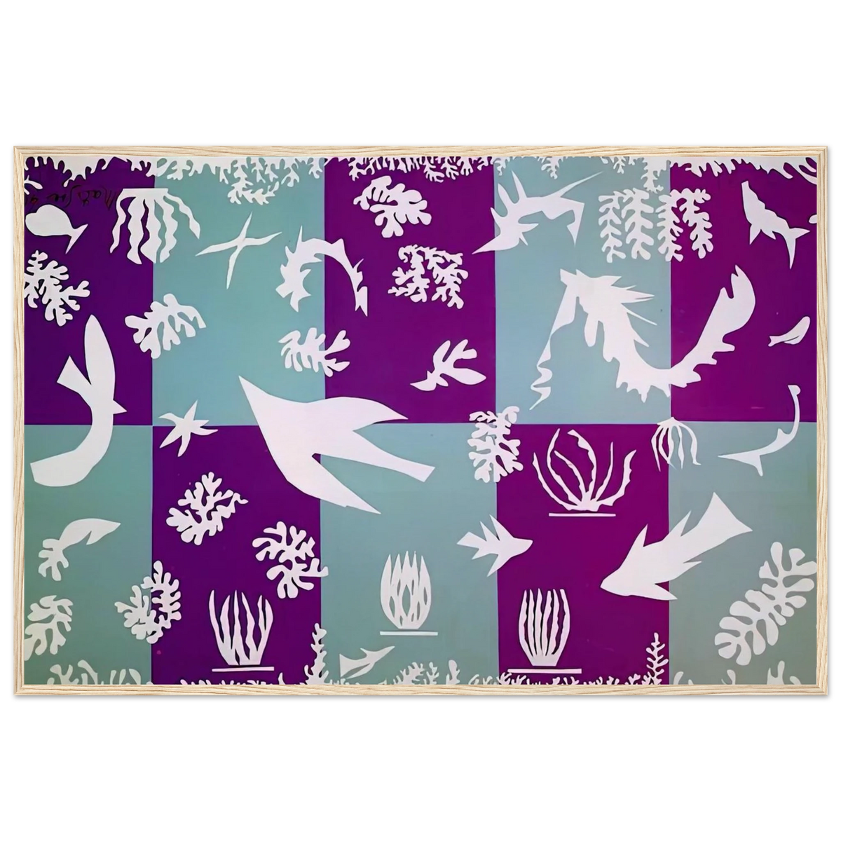POLYNESIA LA MER 1946 Framed Poster | Henri Matisse Framed Prints Wall Art | Henri Matisse Print