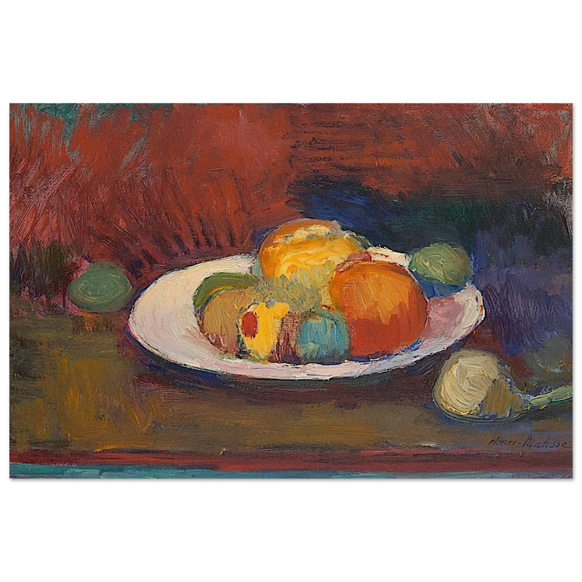 ASSIETTE DE FRUITS FRUIT DISH 1902 Poster | Henri Matisse Poster | Henri Matisse Print