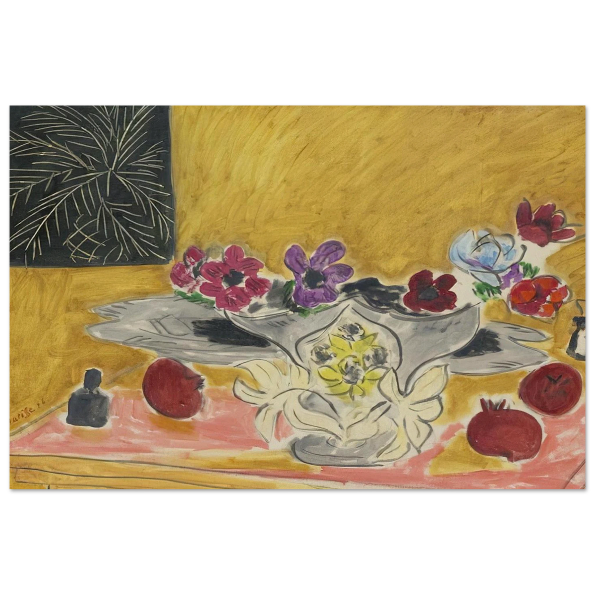 ANEMONES ET GRENADES 1946 Poster | Henri Matisse Poster | Henri Matisse Print