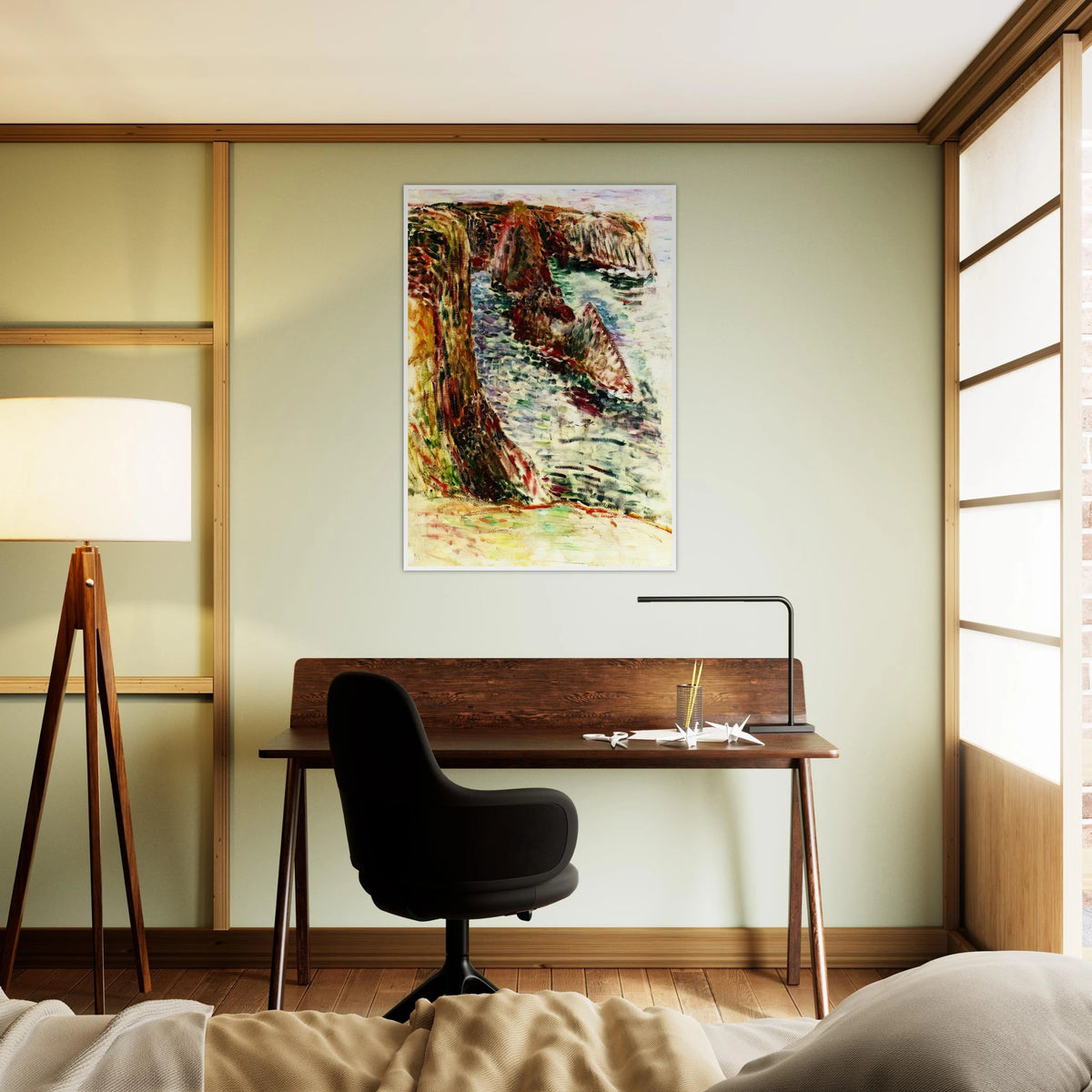 BELLE ILE EN MER 1897 Framed Poster | Henri Matisse Framed Prints Wall Art | Henri Matisse Print