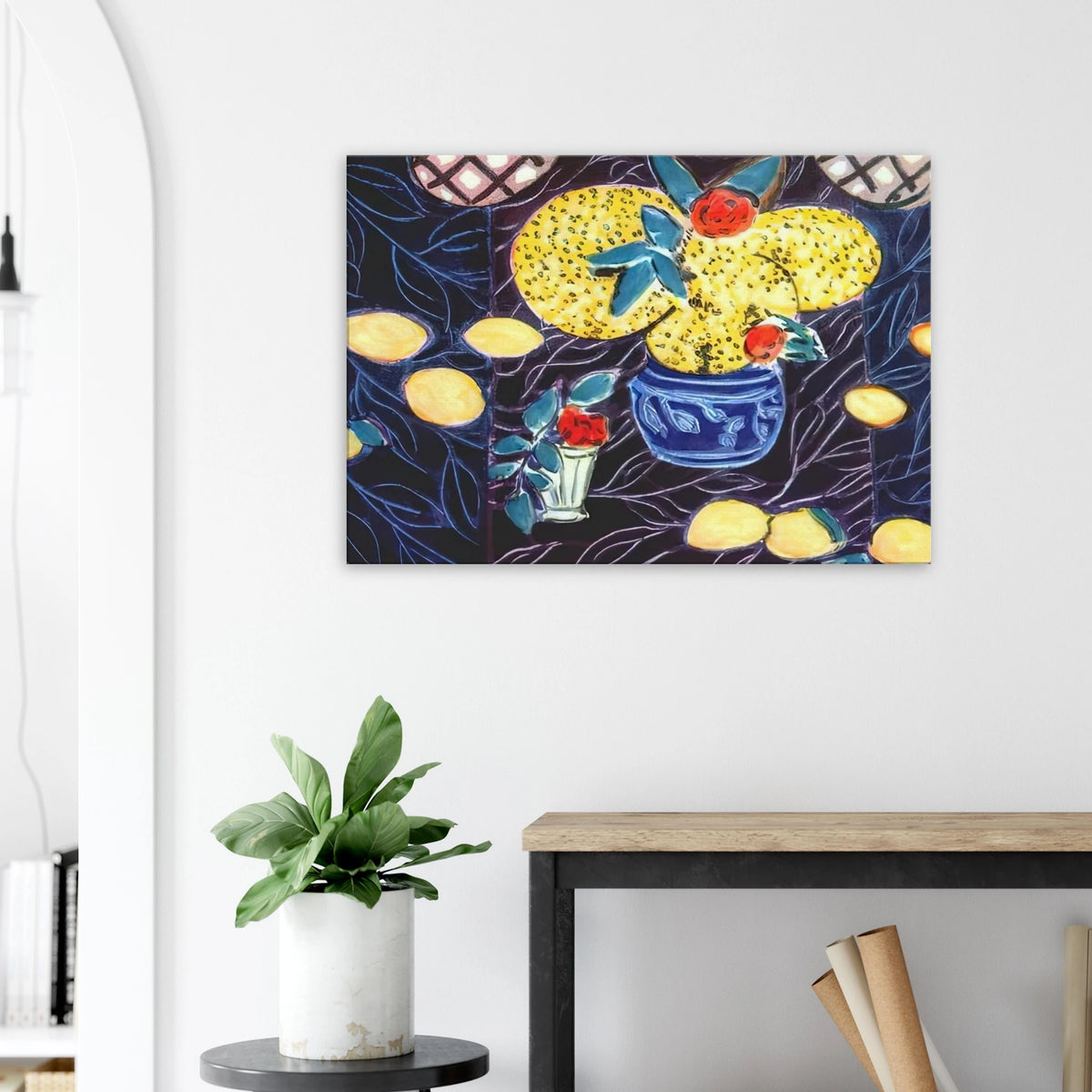 LEMONS AND MIMOSA 1944 Canvas | Henri Matisse Canvas | Henri Matisse Print