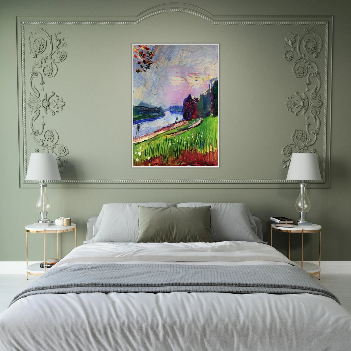 COPSE OF THE BANKS OF THE GARONNE 1900 Framed Poster | Henri Matisse Framed Prints Wall Art | Henri Matisse Print