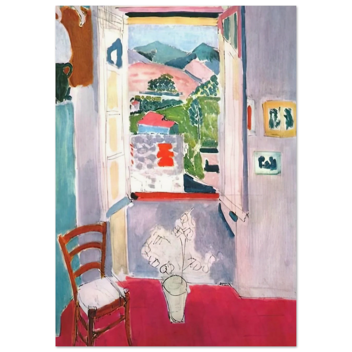 OPEN WINDOW AT COLLIOURE 1910 Poster | Henri Matisse Poster | Henri Matisse Print