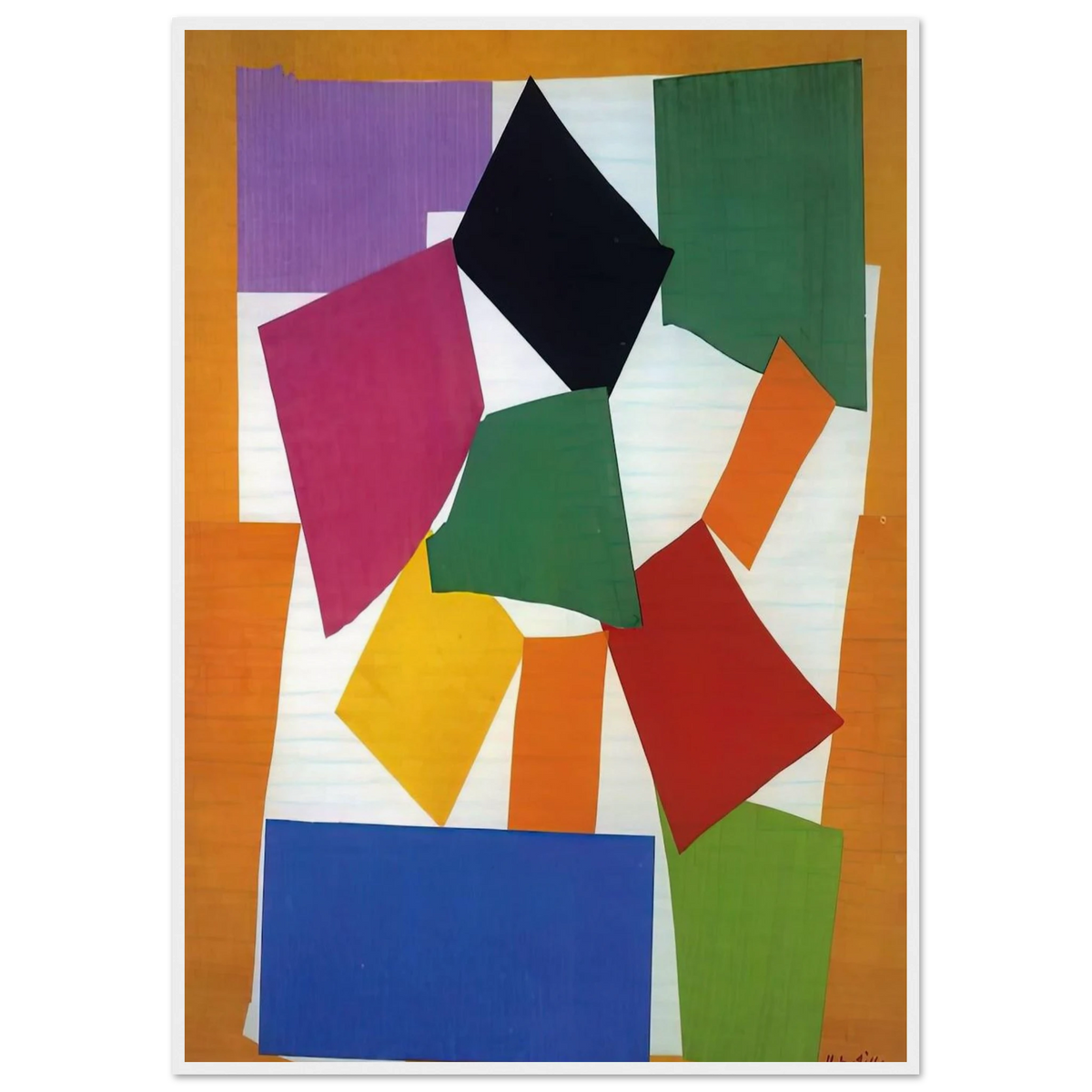 THE SNAIL 1953 Framed Poster | Henri Matisse Framed Prints Wall Art | Henri Matisse Print