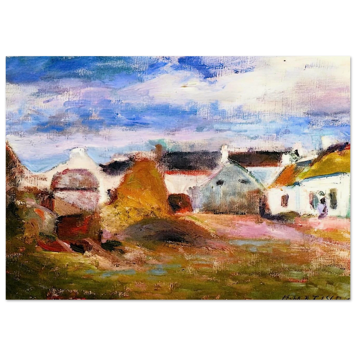 FARMYARD IN BRITTANY 1897 Poster | Henri Matisse Poster | Henri Matisse Print