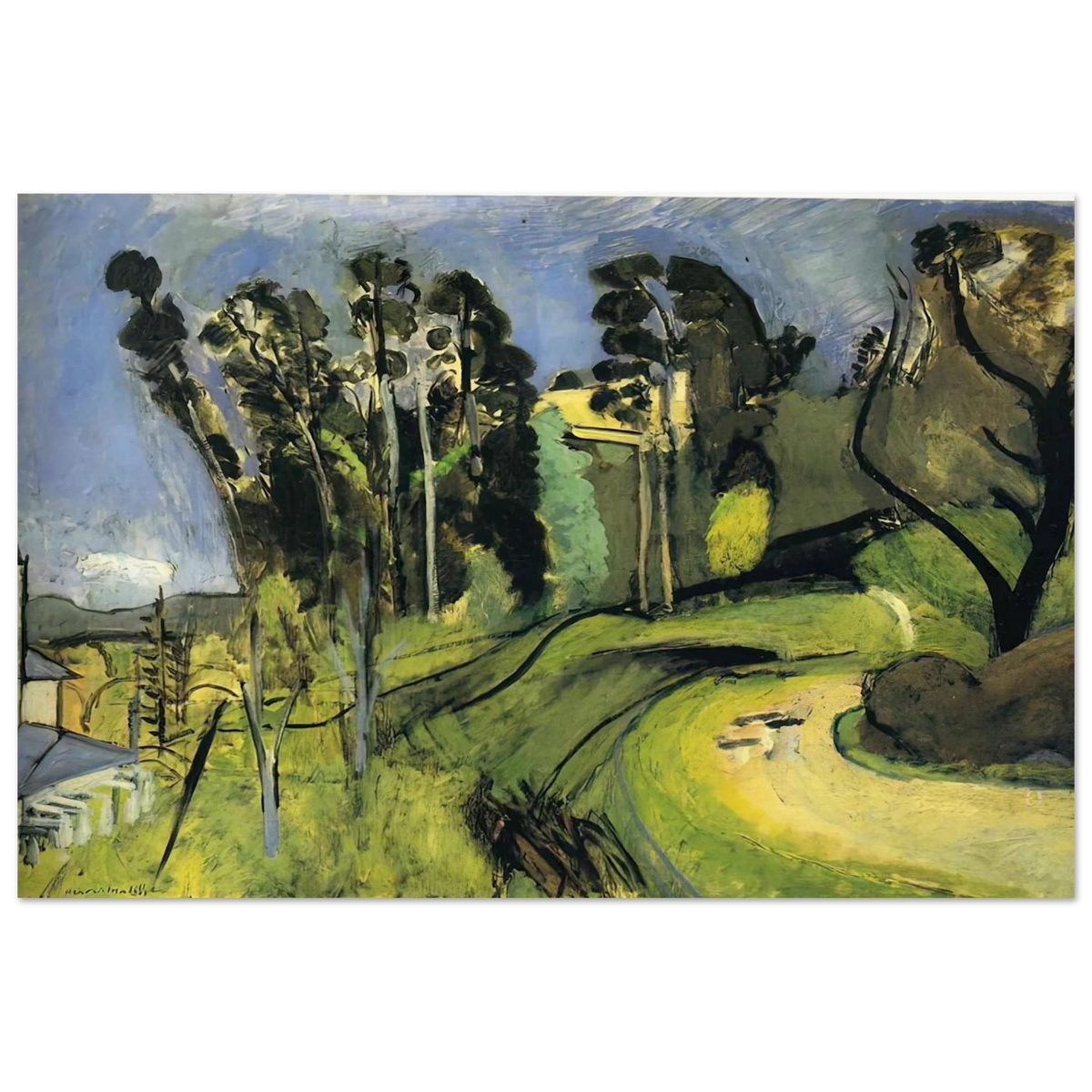 MONTALBAN LANDSCAPE 1918 Poster | Henri Matisse Poster | Henri Matisse Print