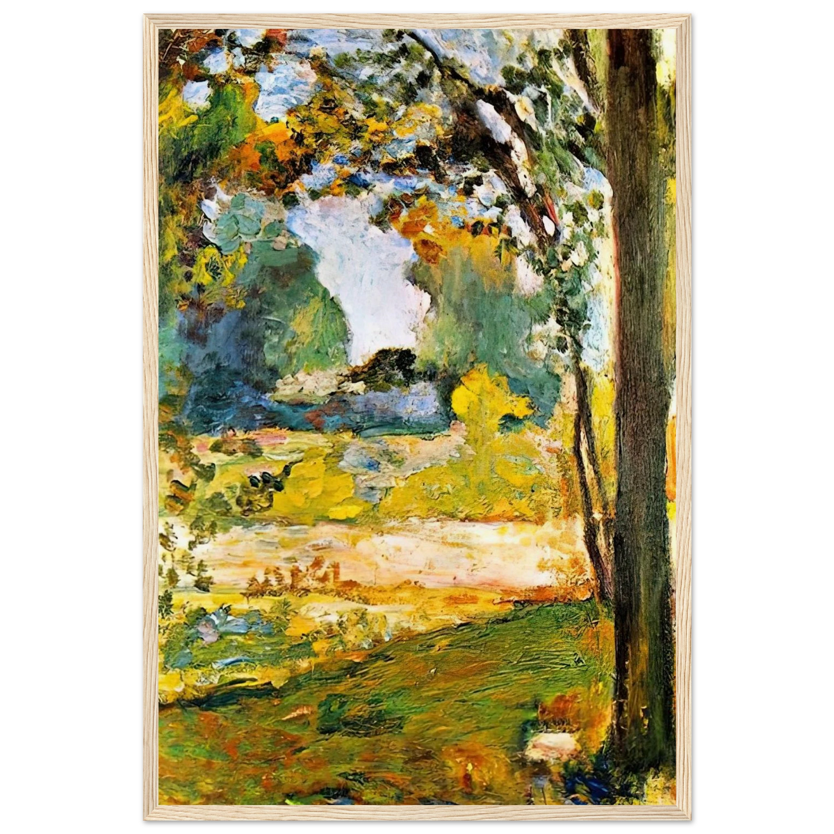 TOULOUSE LANDSCAPE 1898 Framed Poster | Henri Matisse Framed Prints Wall Art | Henri Matisse Print