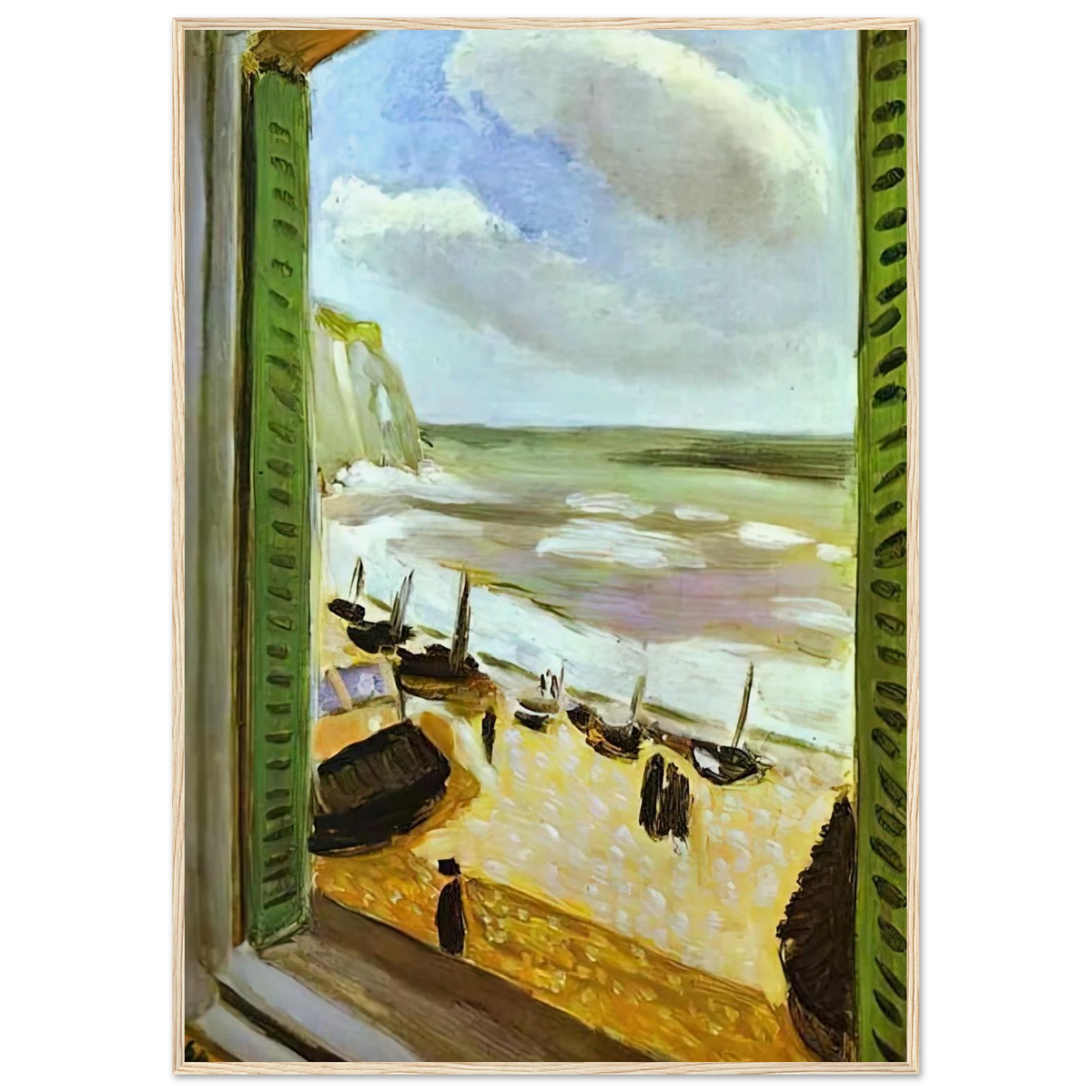 OPEN WINDOW AT COLLIOURE 1905 Framed Poster | Henri Matisse Framed Prints Wall Art | Henri Matisse Print