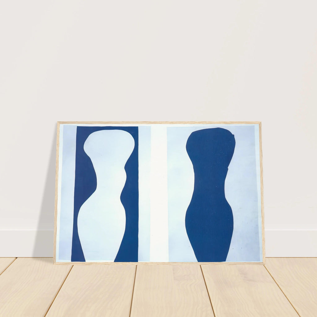 WHITE TORSO AND BLUE TORSO 1944 Framed Poster | Henri Matisse Framed Prints Wall Art | Henri Matisse Print