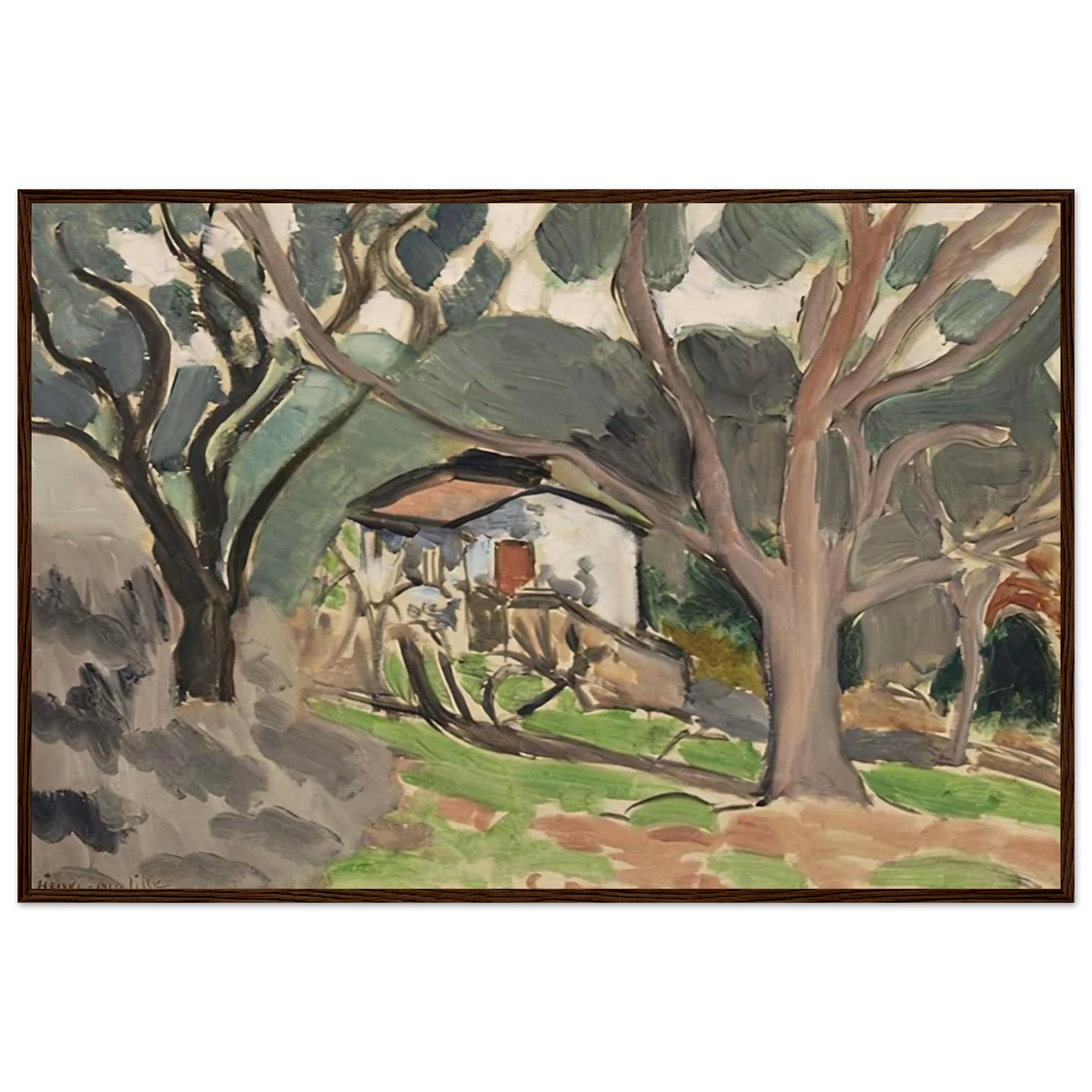 LA MAISONNETTE 1919 Framed Poster | Henri Matisse Framed Prints Wall Art | Henri Matisse Print