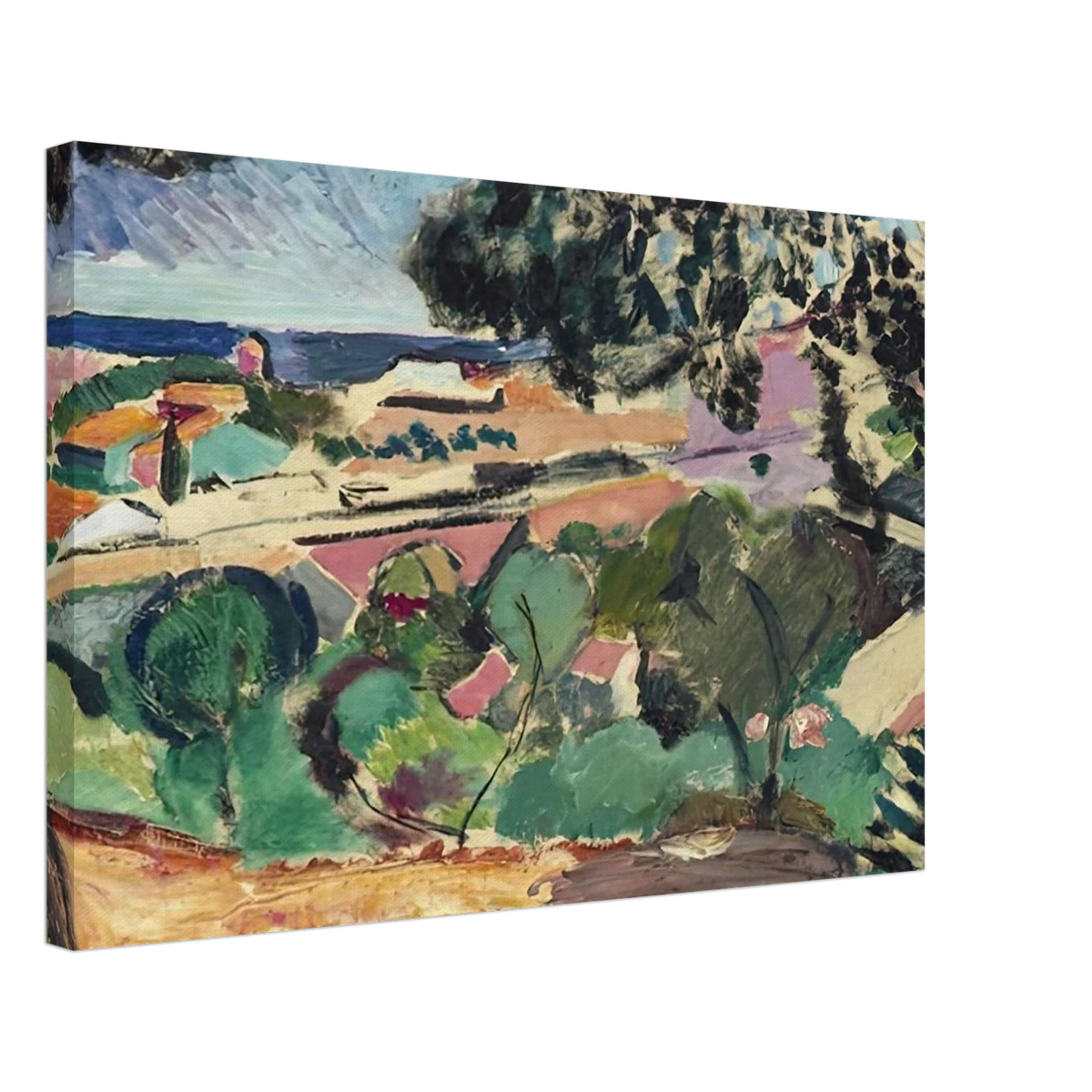 PAYSAGE DE COLLIOURE 1907 Canvas | Henri Matisse Canvas | Henri Matisse Print