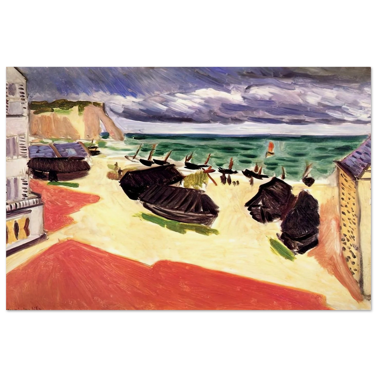 FISHING BOATS IN WINTER ETRETAT 1921 Poster | Henri Matisse Poster | Henri Matisse Print