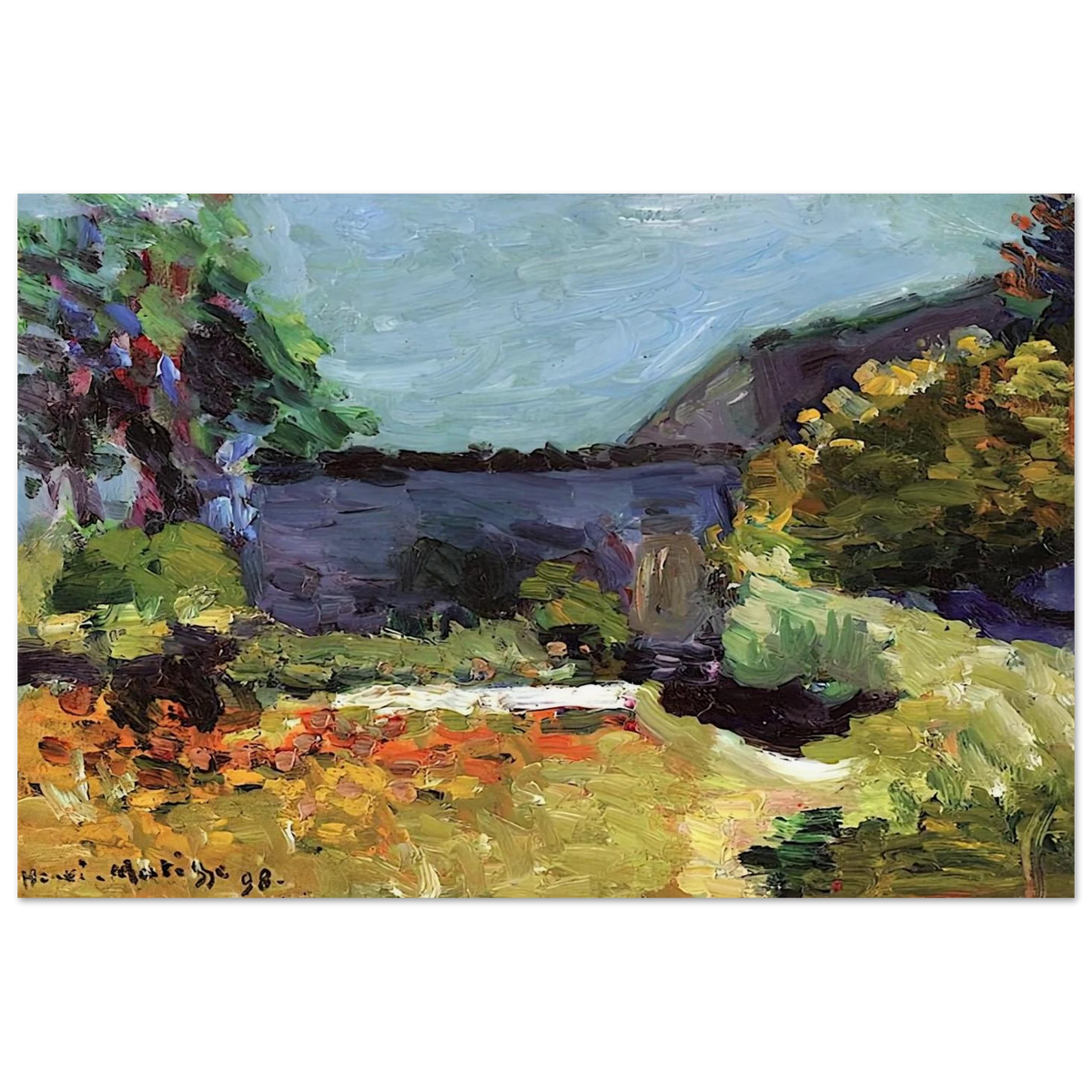 LANDSCAPE 1898 Poster | Henri Matisse Poster | Henri Matisse Print