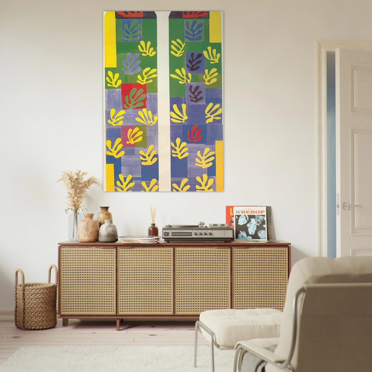 STAINED GLASS WINDOW WINDOW OF THE ABSIDE OF THE ROSARY CHAPEL 1949 Poster | Henri Matisse Poster | Henri Matisse Print