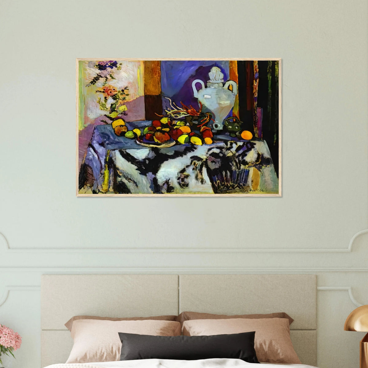 BLUE STILL LIFE Framed Poster | Henri Matisse Framed Prints Wall Art | Henri Matisse Print
