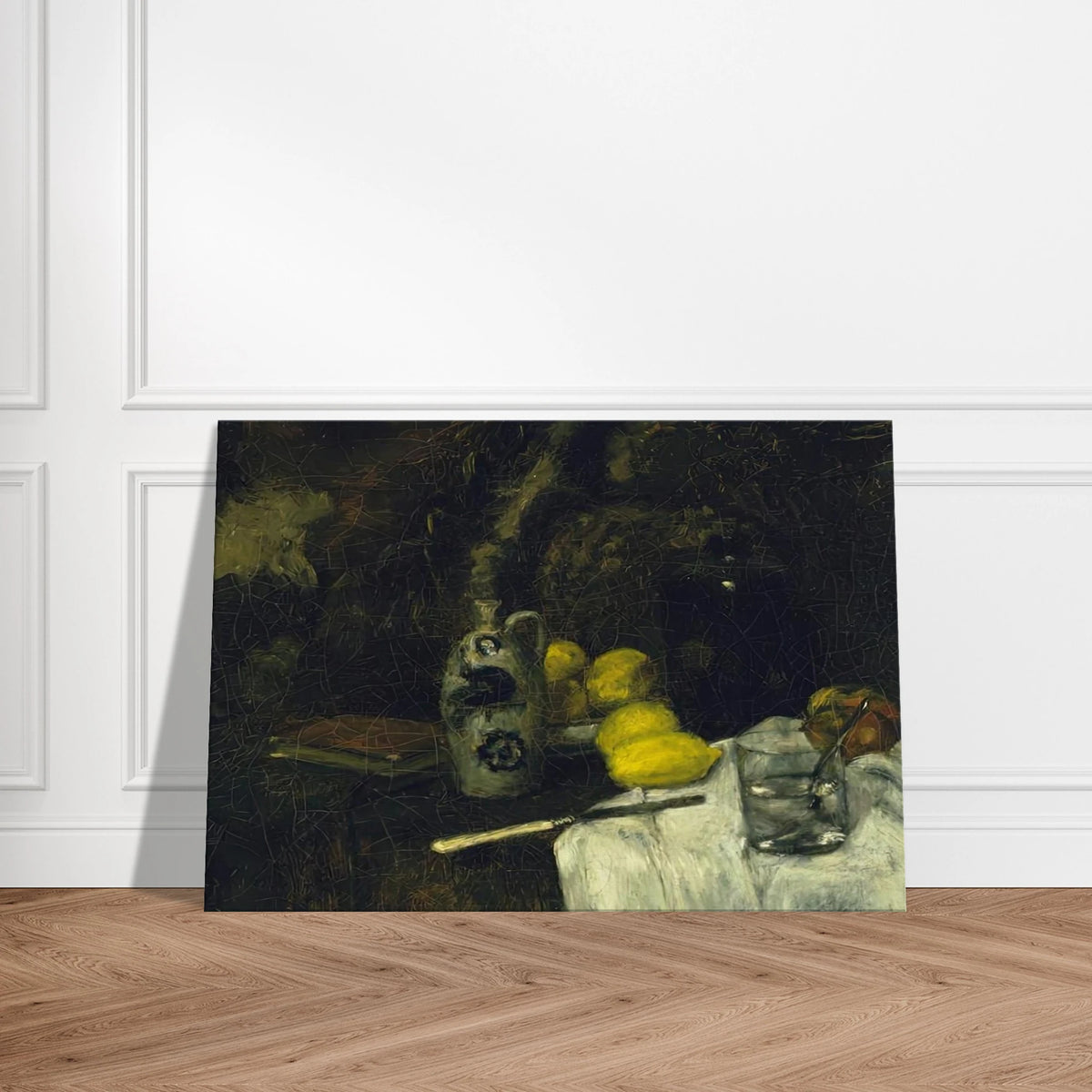 LEMONS AND BOTTLE OF DUTCH GIN 1896 Canvas | Henri Matisse Canvas | Henri Matisse Print