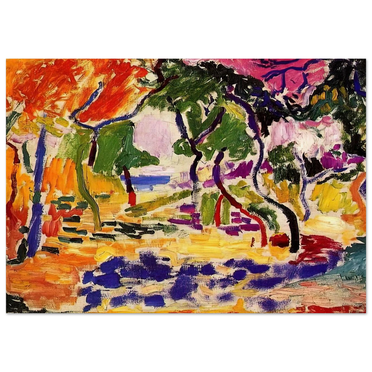 COUNTRYSIDE AT COLLIOURE 1905 Poster | Henri Matisse Poster | Henri Matisse Print